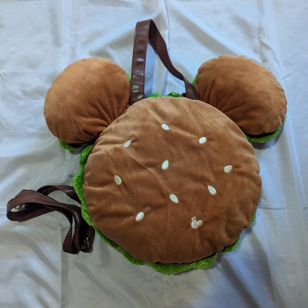 Disney Mickey Mouse Hamburger Backpack